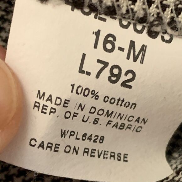 Lee Casuals Pants Womens Size 16 Black White Elastic Waist Dressy Comfort Casual - Picture 14 of 16